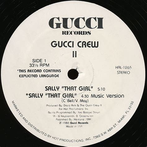 ooh we are gucci girl|Gucci crew ii sally.